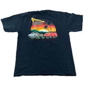 In-N-Out Burger Arizona T-Shirt XL Classic Black Vintage Cars Sunset EUC